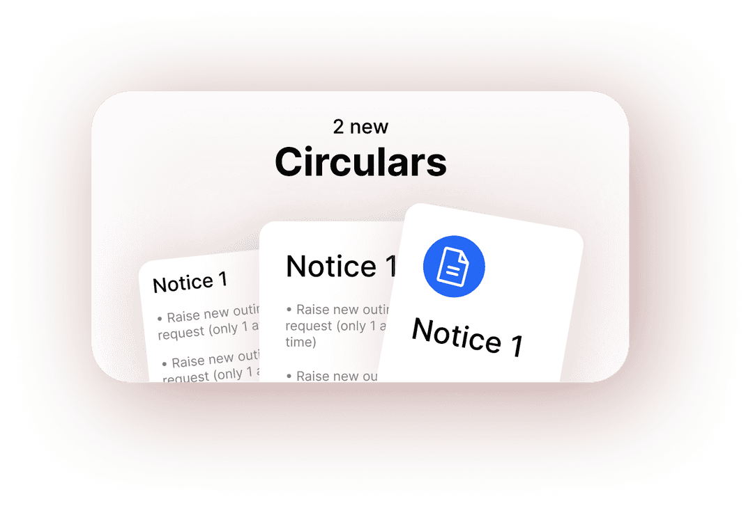Efficient Circulars & Notifications for Campus Admins